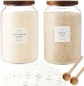 CZSZYGHBAO 2 PCS 1 Gallon Glass Storage Jars