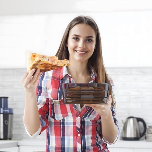 Pizza Storage Container, Expandable Pizza Slice Container, Reusable