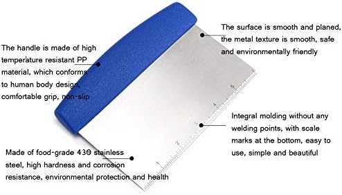 Stainless Steel Bench Scraper and Dough Cutter for Kichtne Baking