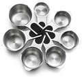 Spring Chef Magnetic Stainless Steel Measuring Cups Set of 7 Patented