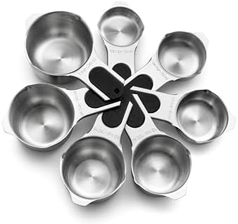 Spring Chef Magnetic Stainless Steel Measuring Cups Set of 7 Patented