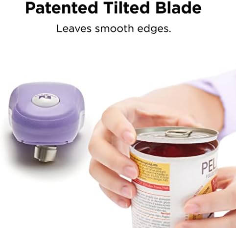 Kitchen Mama One Touch Electric Can Opener, Purple