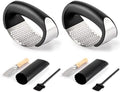 2 Pack Stainless Steel Garlic Press Rockers with Peelers