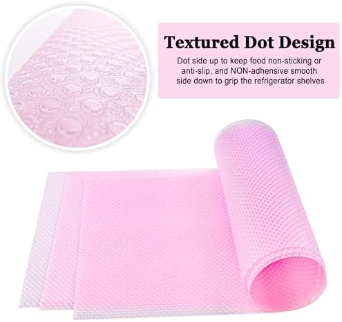 12Pcs Refrigerator Liners Washable Fridge Shelf Liners Refrigerator