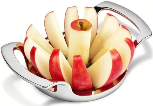 Apple Slicer and Corer, Basic Model with 12 Sharp Stainless Steel