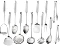 12-Piece 304 Stainless Steel Cooking Utensil Set
