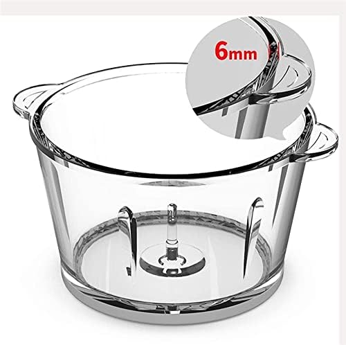 Mini Electric Food Chopper, 2-Speed, 2.5L Glass Bowl
