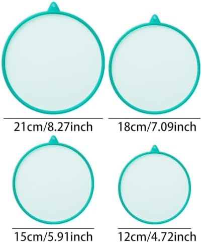 Silicone Stretch Lids, 4 Pieces