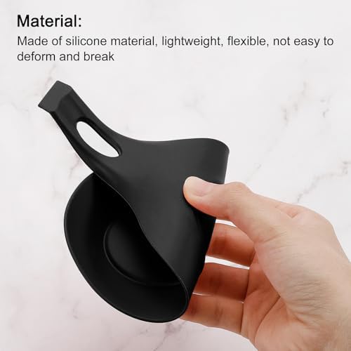 uxcell Silicone Spoon Rest, 7.68" x 3.74" Heat Resistant Kitchen