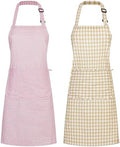 Apron for Men & Women, Lightweight Chef Apron for Cooking, Kitchen &