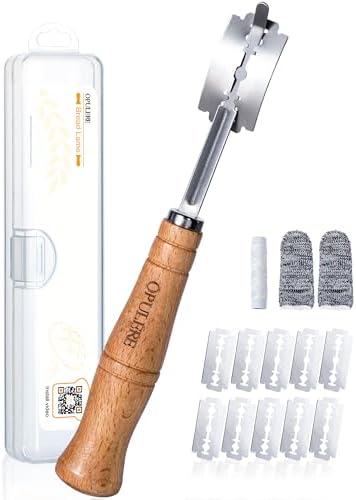 Bread Lame Dough Scoring Tool with Storage box, Pre Installed Blade
