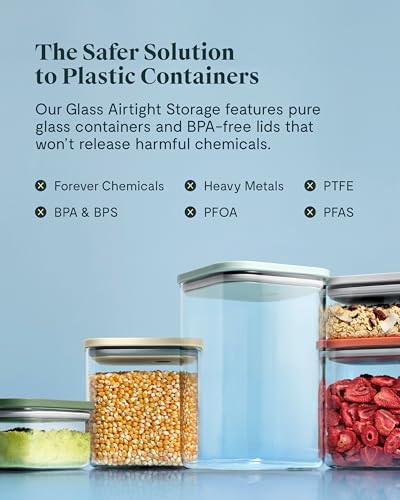 Caraway 4 qt Glass Airtight Food Storage Container with Lid