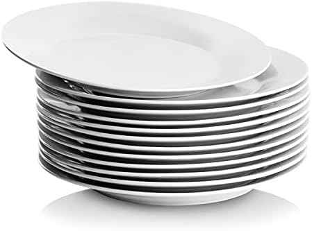 10 Strawberry Street 10.5" Catering Round Dinner Plate, Set of 12