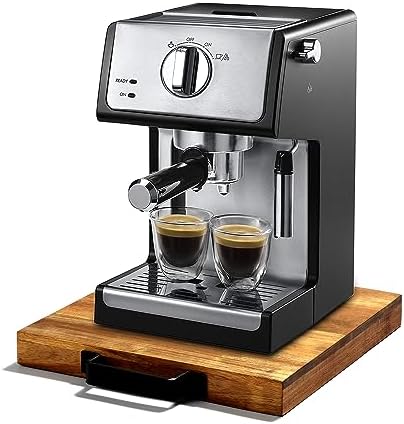Natural Acacia Sliding Tray for Coffee Machine