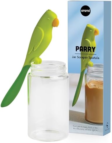 OTOTO Jar Scraper Spatula, Silicone