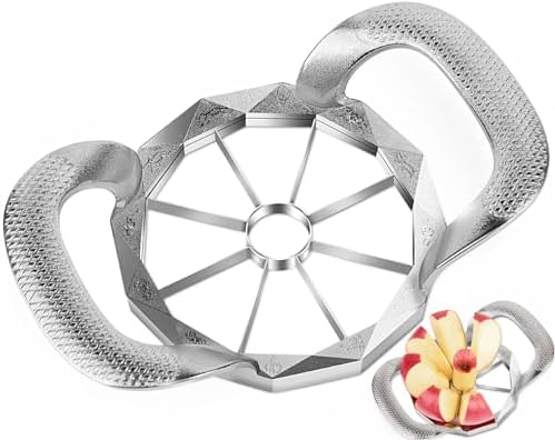 LIIGEMI Stainless Steel Apple Slicer,8 Blade Apple Corer and Cutter
