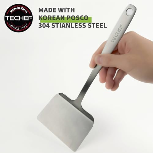 TECHEF - ChefCore 304 Stainless Steel Solid Turner Spatula with