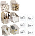 Wall Mount Organizer Bins, 6 Pack, Clear