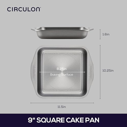 Circulon 51135 Total Nonstick Baking Pan / Nonstick Cake Pan, Square
