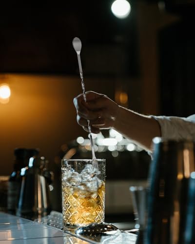 10 Inches Stainless Steel Muddler and Mixing Spoon for Cocktails, Bar