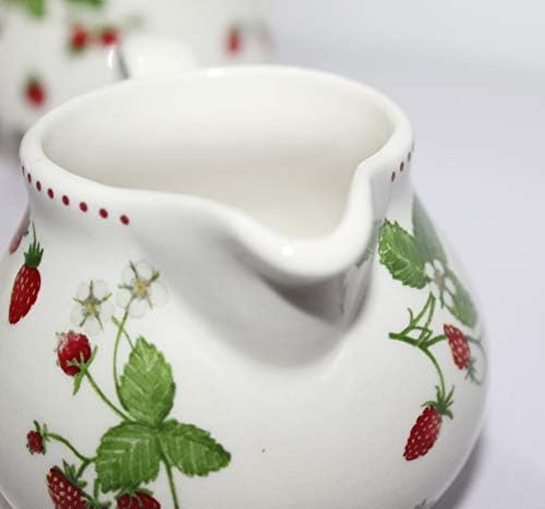 Creamer and Sugar Sets with Lids Vintage Floral Ceramic Cream & Sugar
