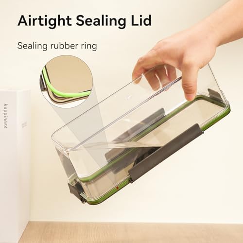 72oz Spaghetti Pasta Storage Container - Clear Plastic Noodle Holder