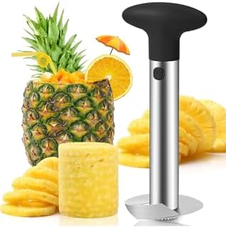 EDJAY 4-in-1 Fruit Cutter Set – Apple Slicer, Pineapple Corer