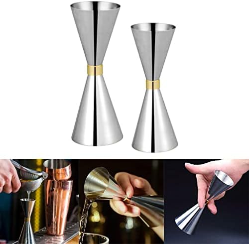 Stainless Steel Double Jigger Cocktail Jigger 30&45ml 45&60ml Silver