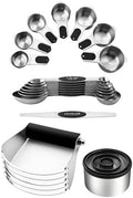 Spring Chef Stainless Steel Magnetic Measuring Cups & Spoons, Set of