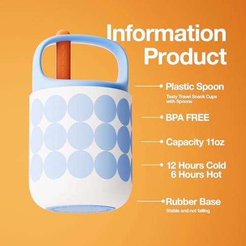 CHAKO LAB Food Jar 15 oz | Stainless Steel Vacuum Insulated for Hot