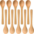 Boao 30 Pcs Small Wooden Spoons, 5.12'' L, Light Brown