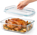 Sorbus 4800 ML, 163 oz LARGE Glass Food Storage Container with