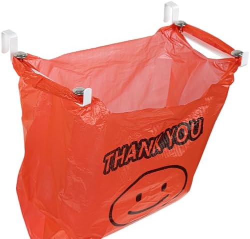 Large Trash Bag Holder for Kitchen Cabinets Doors, Under Sink Plastic