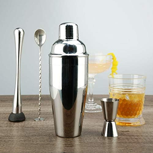 PG Professional Bartender Kit - 6PC Premium Cocktail Stainless Steel