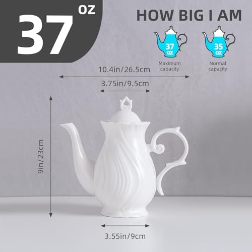 Agyiuns tea pot ceramic Sugar and Creamer Set Ceramic