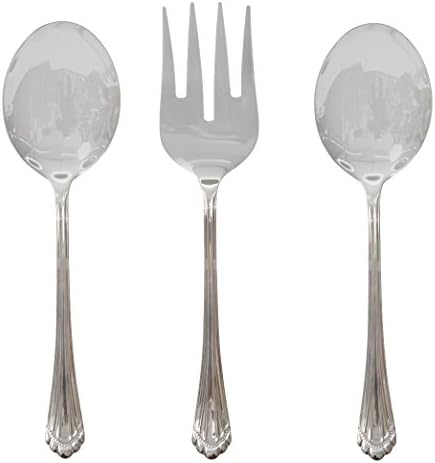 "Euro" 75-Piece Flatware Set, Silverware Cutlery Dining Service for
