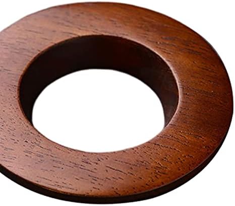 Gralara Ceramic Pour Over Coffee Dripper with Black Wood Stand, Manual