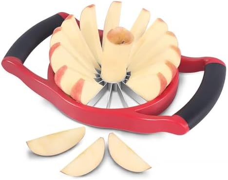 Newness 5.12 Inch Extra Large Apple Slicer, 16-Slices Heavy Duty Apple
