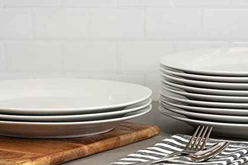 10 Strawberry Street 10.5" Catering Round Dinner Plate, Set of 12