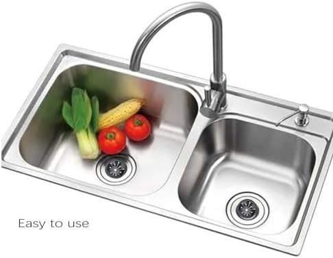 3-1/8 Inch Kitchen Sink Drain Splash Guard with Sink Stopper, Garbage