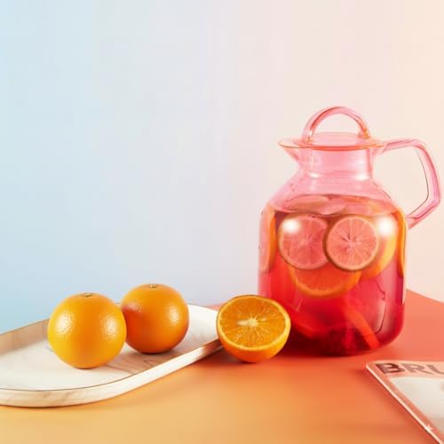 Locco Decor Acrylic Kitchen Bedroom Outdoor Pitcher 1.8L/62oz Water