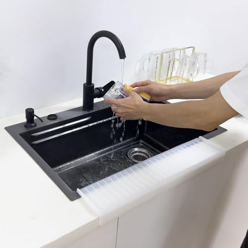 Silicone Sink Edge Protectors for Bathroom and Kitchen Sink Splash
