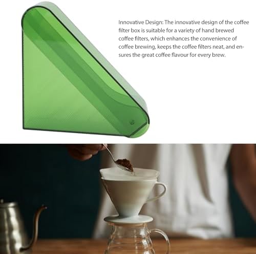 Plastic Coffee Filter Holder with Cover, Universal Coffee Filter