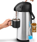 Coffee Carafe for Keeping Hot, 102oz/3L Airpot Coffee Dispenser with