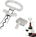 Ah-So Wine Bottle Opener Corkscrew - Two-Part Cork Removal Device for