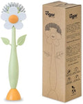 Vigar Florganic Dish Brush with Handle, Multicolor