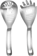 2pcs Stainless Steel Five in One Spoon for Noodles and Baby Food