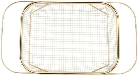 Fydun Stainless Steel Colander, Over The Sink Strainer Basket Kitchen