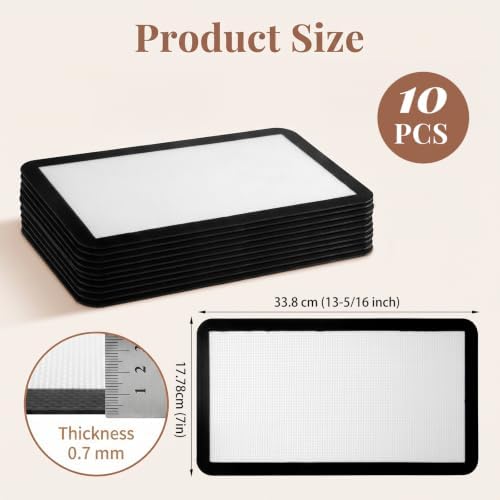10 Pcs Silicone Baking Mats for Freeze Dryer Trays