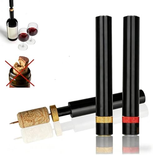 Aeropop Wine Opener 2 Pack, Air Pump Wine Bottle Opener - Portable